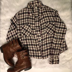 Forever 21 plaid flannel shirt